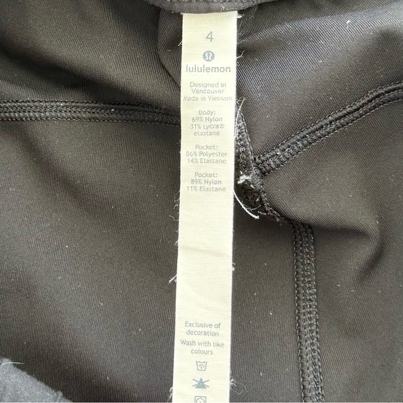 Lululemon On The Fly Pant 28" Black Joggers Pants Minimal Athletic Activewear - Picture 11 of 12